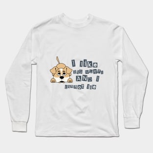 I like big mutts and I cannot lie Long Sleeve T-Shirt